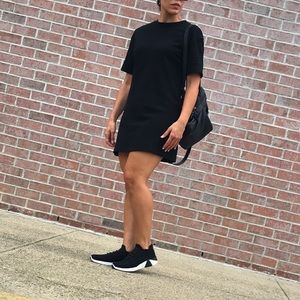 ZARA Black Tee Shirt Dress